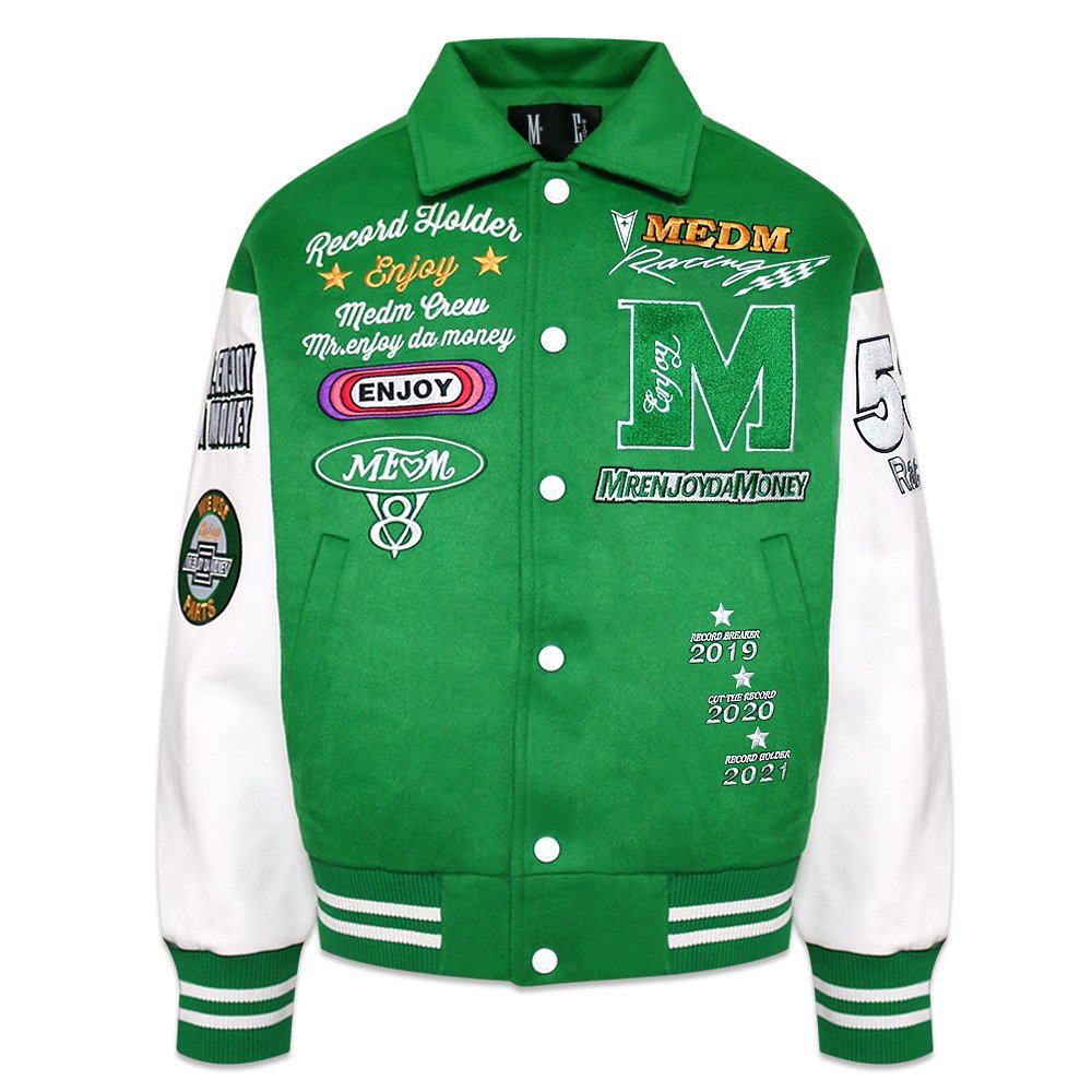 楽天市場】MR.ENJOY DA MONEY (M.E.D.M) / MEDM Embroidery Varsity