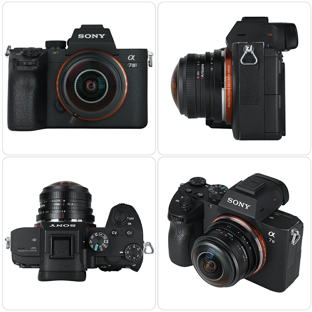 楽天市場】7artisans 4mm F2.8 APS-C 魚眼レンズ 225° 超広角