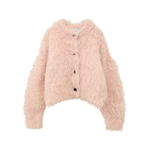 楽天市場】クラネ CLANE シャギー ショート ニット カーディガン