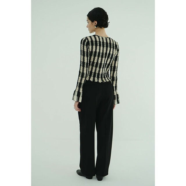 楽天市場】クラネ CLANE シャーリング デザイン ブラウス SHIRRING