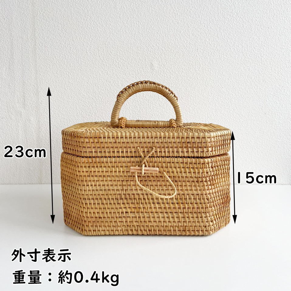 楽天市場】かご カゴ バッグ バック ラタン カゴバック アタバッグ