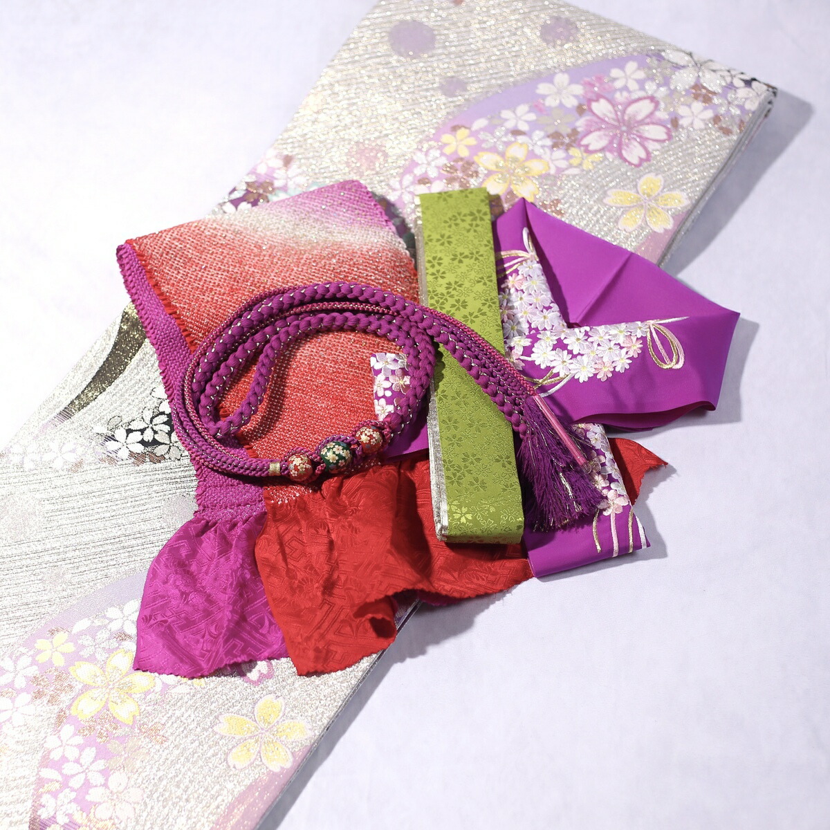 楽天市場】【中古】振袖 6点セット L〜LLサイズ 振袖セット 振袖フル