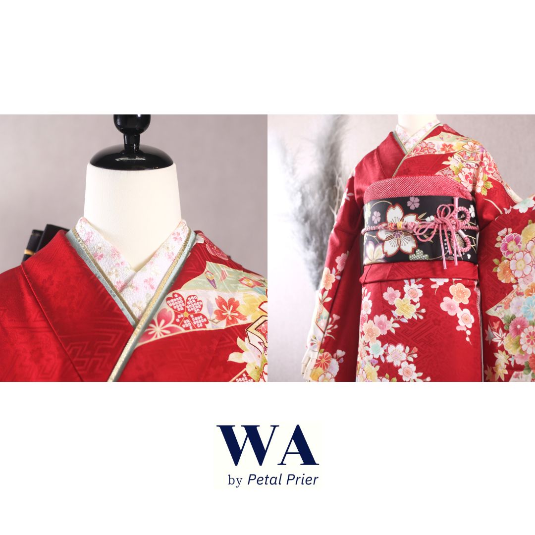 楽天市場】【中古】振袖 7点フルセット L〜LLサイズ 振袖セット 振袖