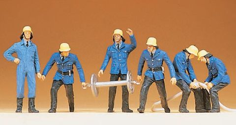 楽天市場】preiserプライザー14204 消防士【HO人形】【塗装済み