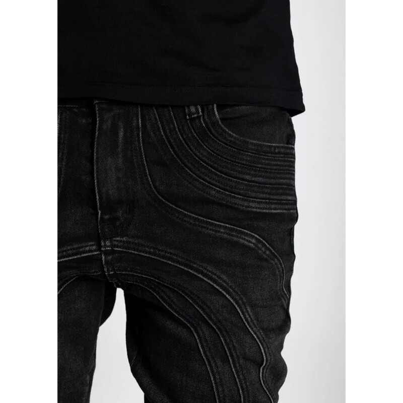 楽天市場】GUAPI グアピ デニムパンツ フレア チェーン ボトムス