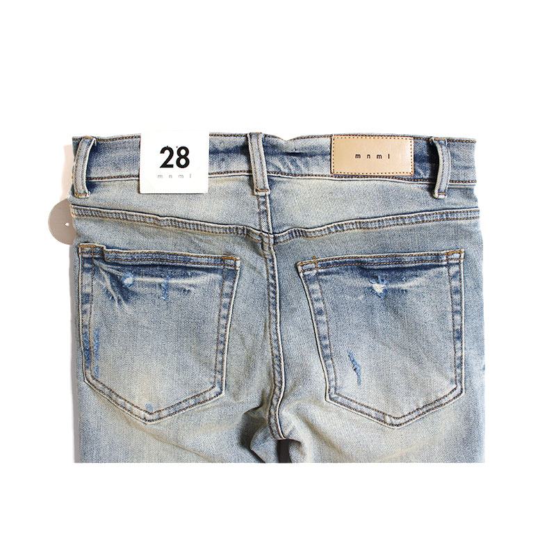 楽天市場】ミニマル mnml スキニーパンツ ストレッチデニム ダメージ
