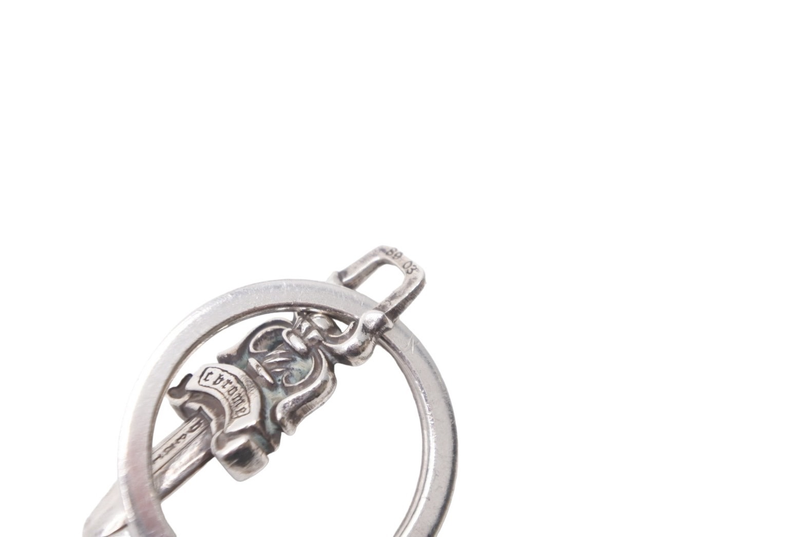 楽天市場】CHROME HEARTS クロムハーツ #5 ダガー キーリング