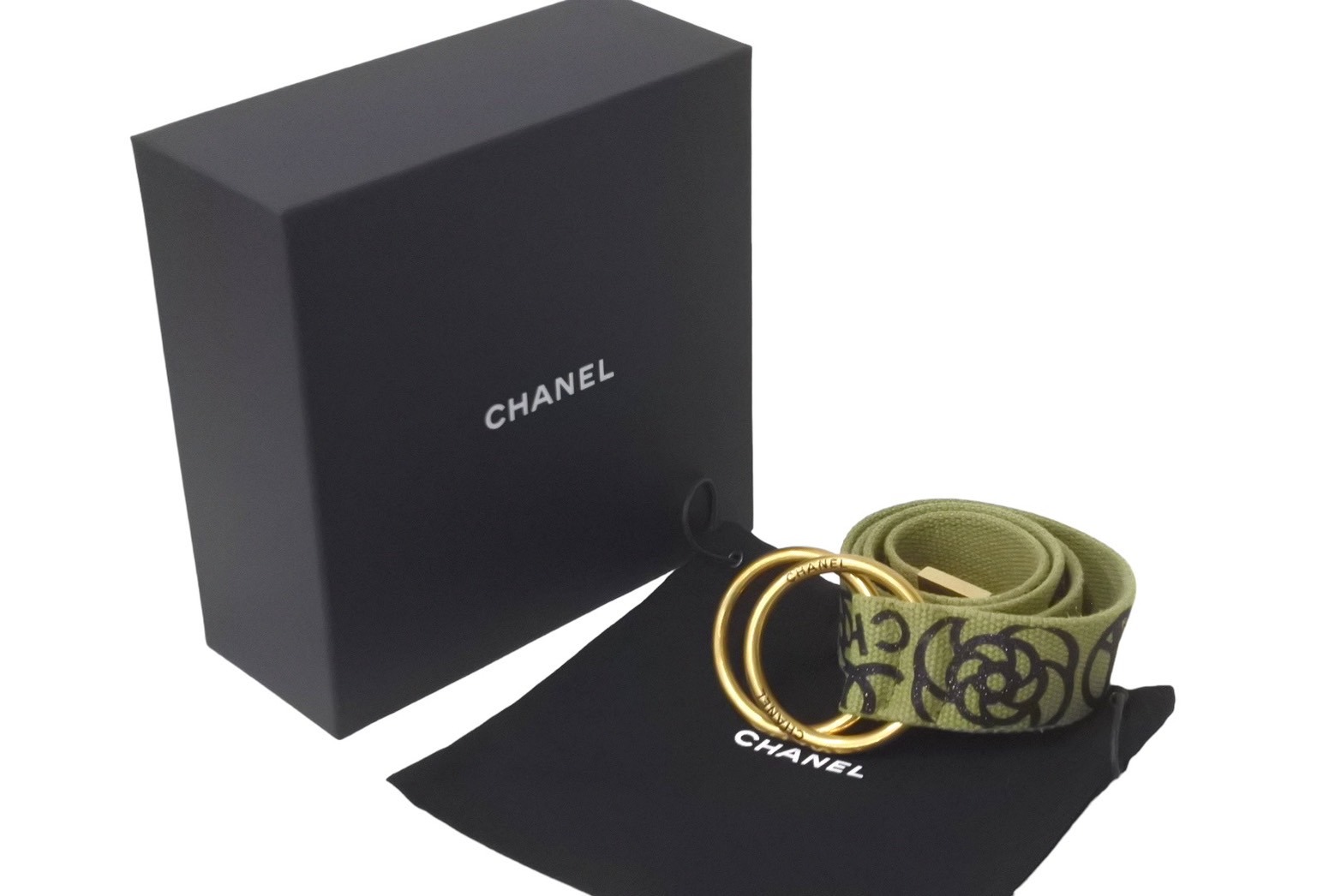 楽天市場】極美品 CHANEL シャネル ベルト リングベルト グラフィティ