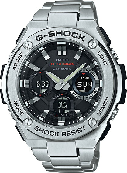 楽天市場】G-SHOCK Gショック GST-W110D-1AJF アナログ 電波 ソーラー