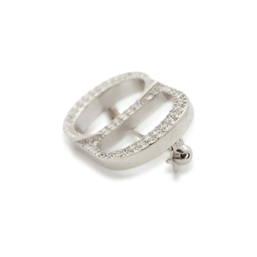 楽天市場】ディオール ブローチ CD Icon ホワイトクリスタル SV925