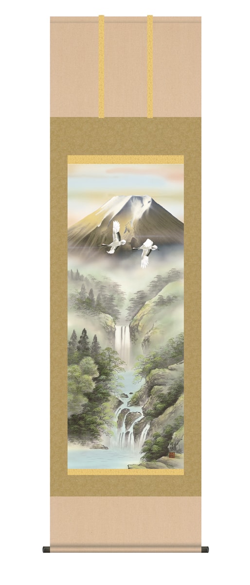 楽天市場】掛け軸 掛軸（かけじく）富峰玉簾（宇田川 彩悠）全国送料