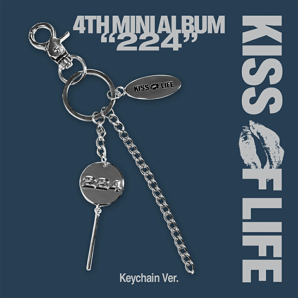 楽天市場】KISS OF LIFE - 224 4th Mini Album (Keychain Ver.) 【QR