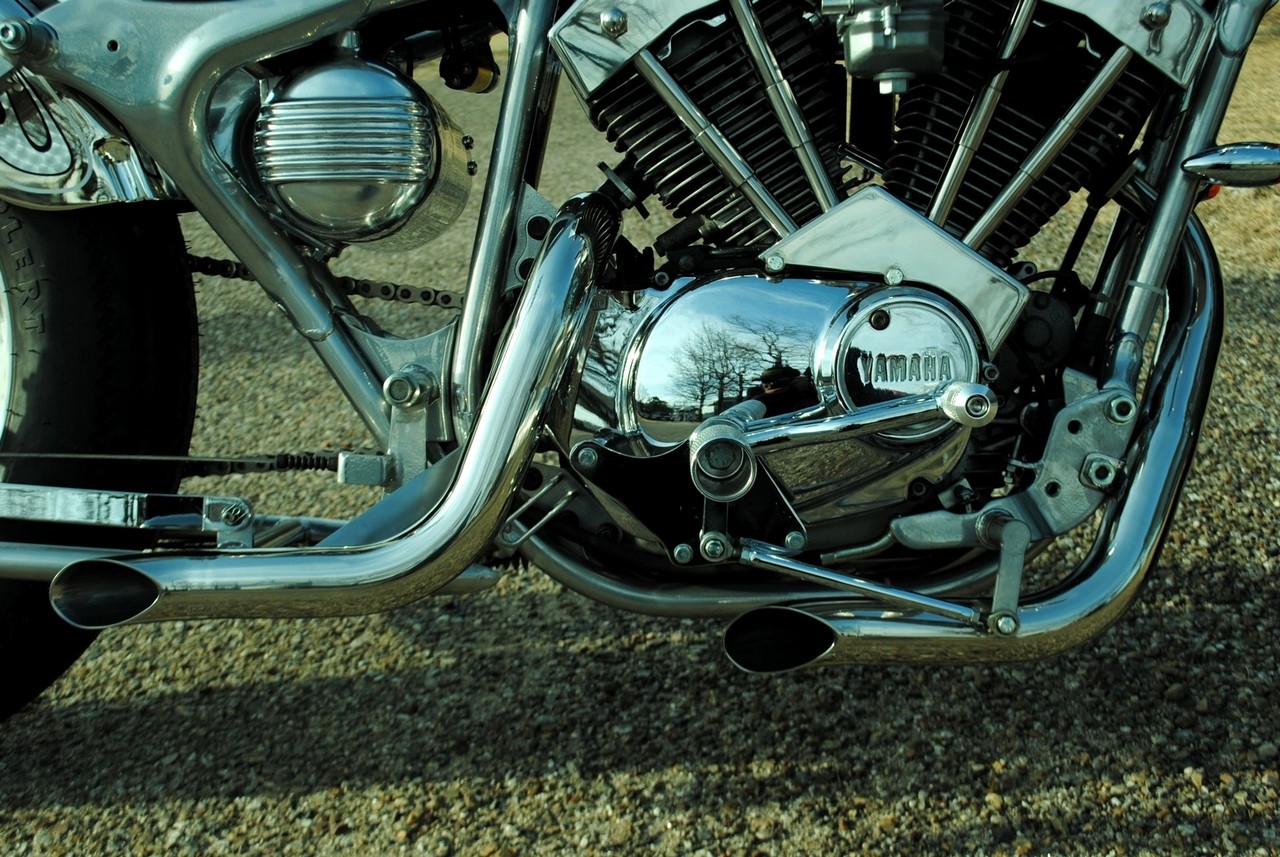 楽天市場】部品屋K&W ショートドラッグパイプマフラー ビラーゴ