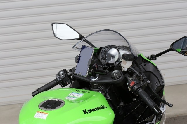 楽天市場】KIJIMA キジマ ZX-6R ABS 1Phone mountbar BK KAWASAKI