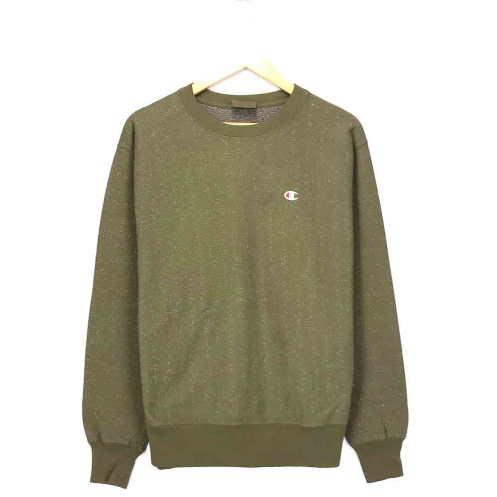 楽天市場】チャンピオン ロゴリバース サイズ表記 M カーキ Champion