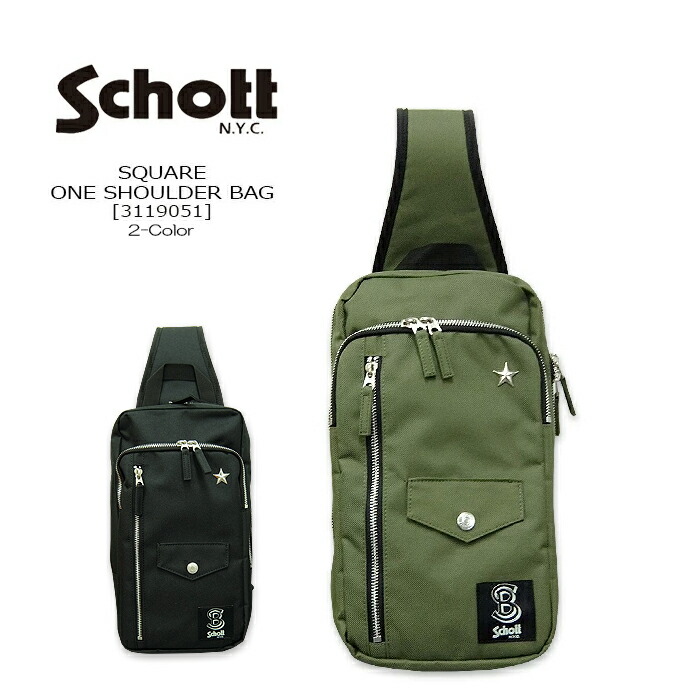 楽天市場】Schott(ショット) ONE SHOULDER BAG[782-1976013] ボディ