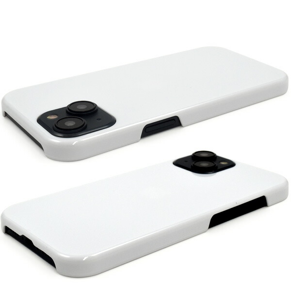 楽天市場】【 iPhone 15用 ホワイト ハードケース 】 白 つやあり