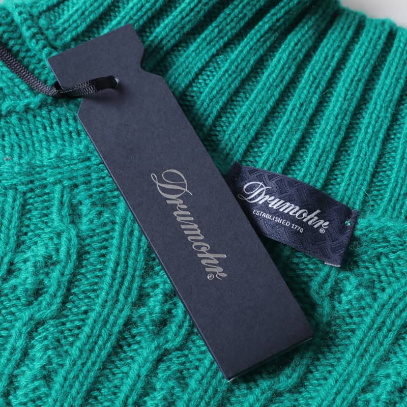 楽天市場】Drumohr / ドルモア｜ケーブル編みカシミヤミドルゲージ