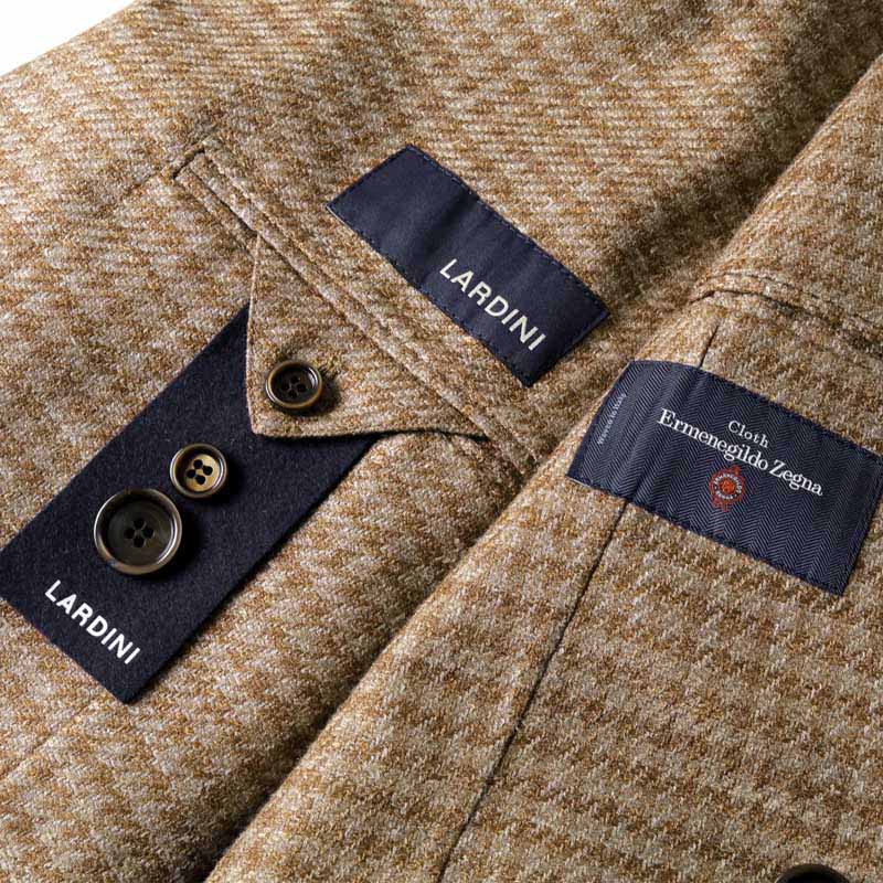 楽天市場】LARDINI / ラルディーニ｜ZEGNA製ウールシルクリネン千鳥格