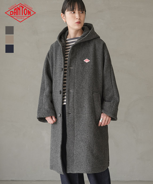 楽天市場】◇[DT-A0708WLP]DANTON(ダントン) WOOL LIGHT PILE HOODED