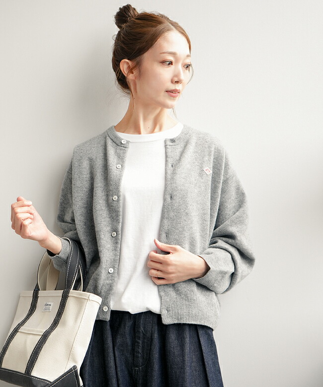 楽天市場】◇[DT-D0031LMW]DANTON(ダントン)CREW NECK CARDIGAN(クルー