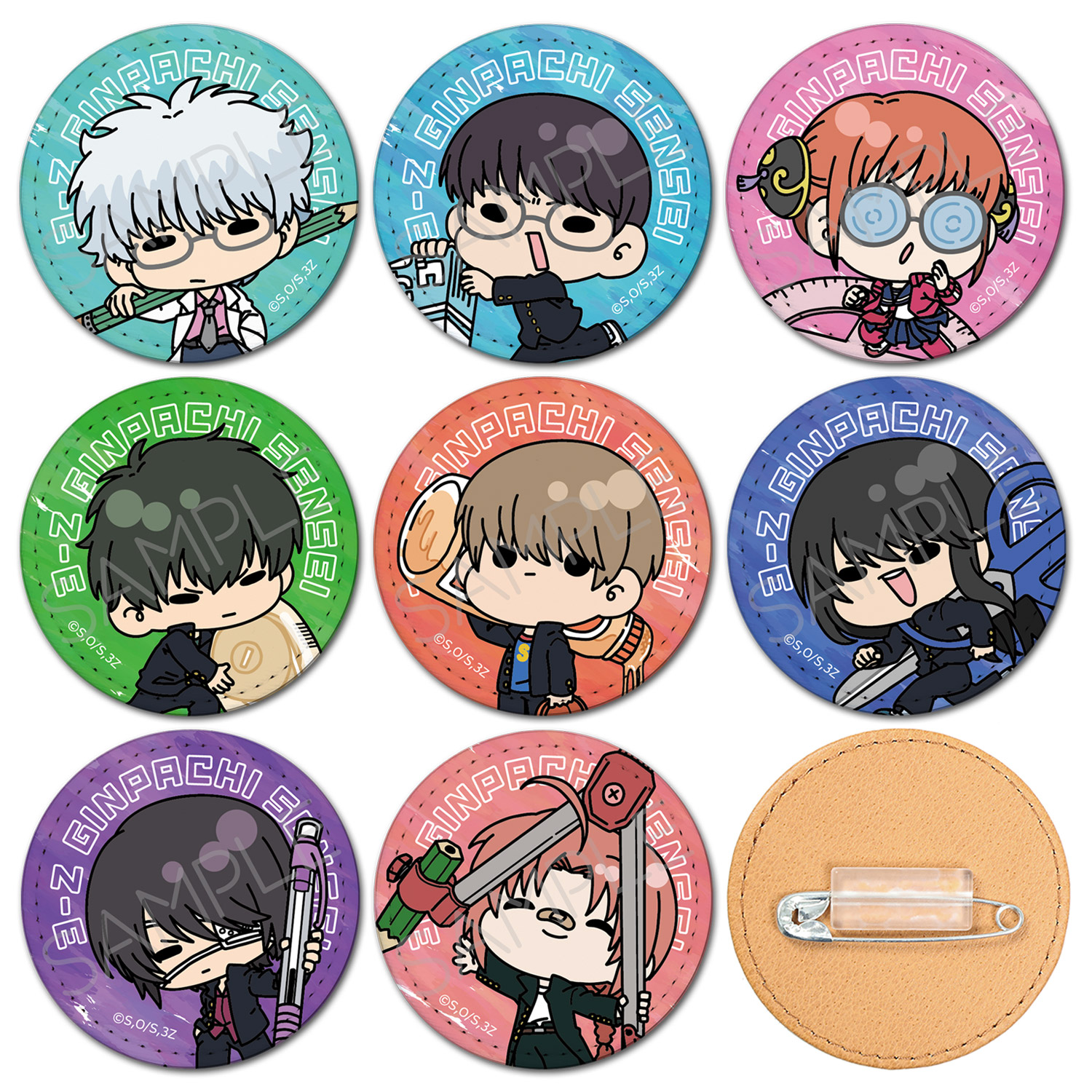 楽天市場】TVアニメ『3年Z組銀八先生』 レザーバッジ(丸形) (mochocho