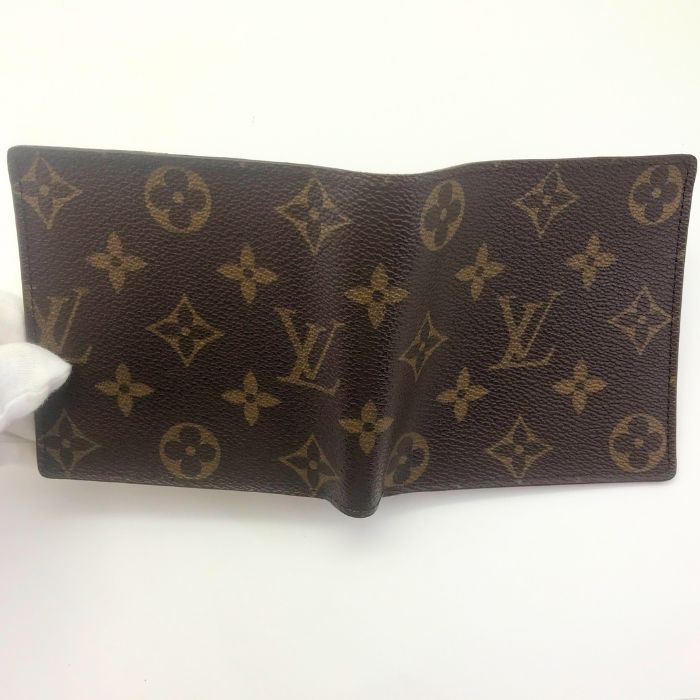 楽天市場】【中古】LOUIS VUITTON ルイヴィトン 二つ折り財布【非常に
