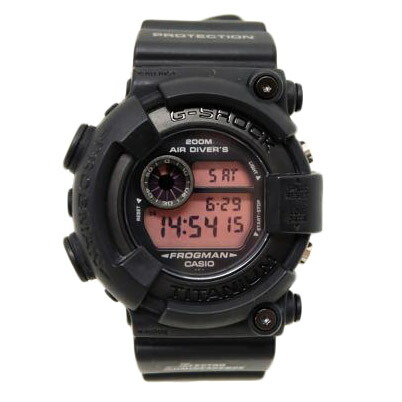 楽天市場】CASIO カシオ/G-SHOCK FROGMAN リアルブラック/DW-8200/A