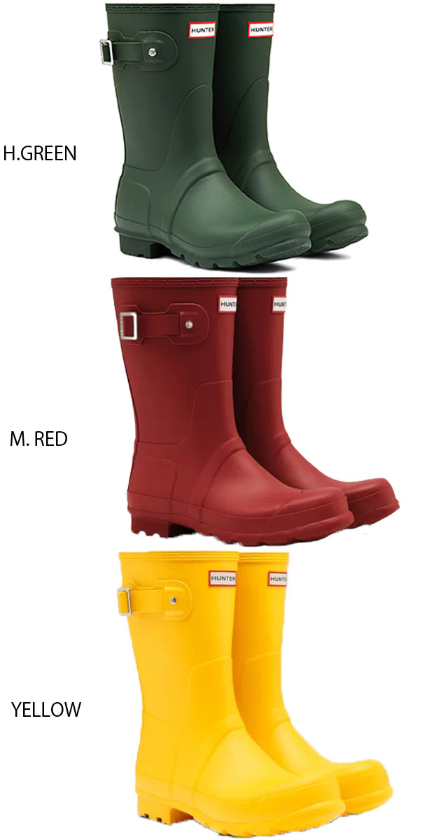 楽天市場】ハンター レインブーツ メンズ 長靴 黒 雨 雪 オリジナル