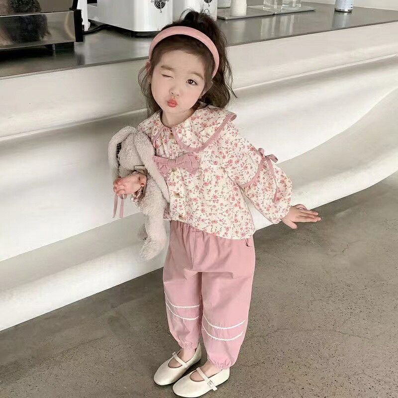 楽天市場】キッズ 上下セット セットアップ トップス+パンツ 2点セット