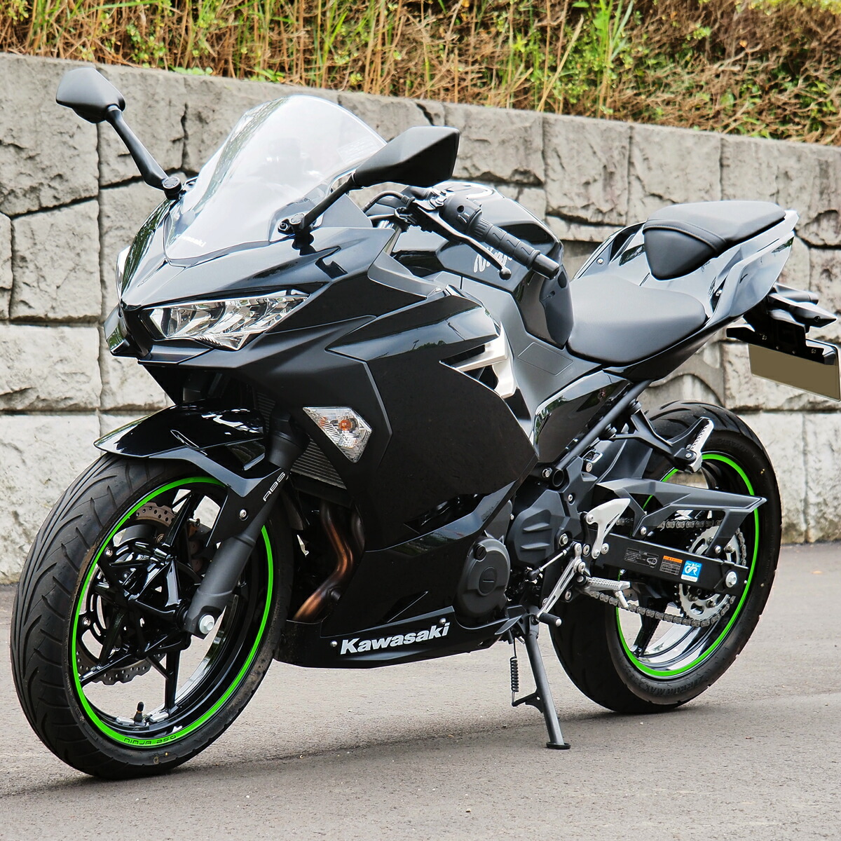 楽天市場】リムステッカー KAWASAKI Ninja400／250 : バイクパーツの