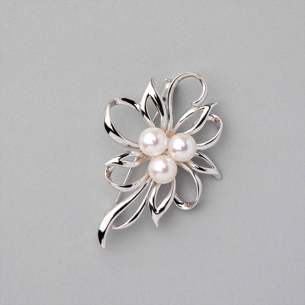 楽天市場】あこや真珠 ブローチ 7.5-8.0mm SV925 パール 普段使い
