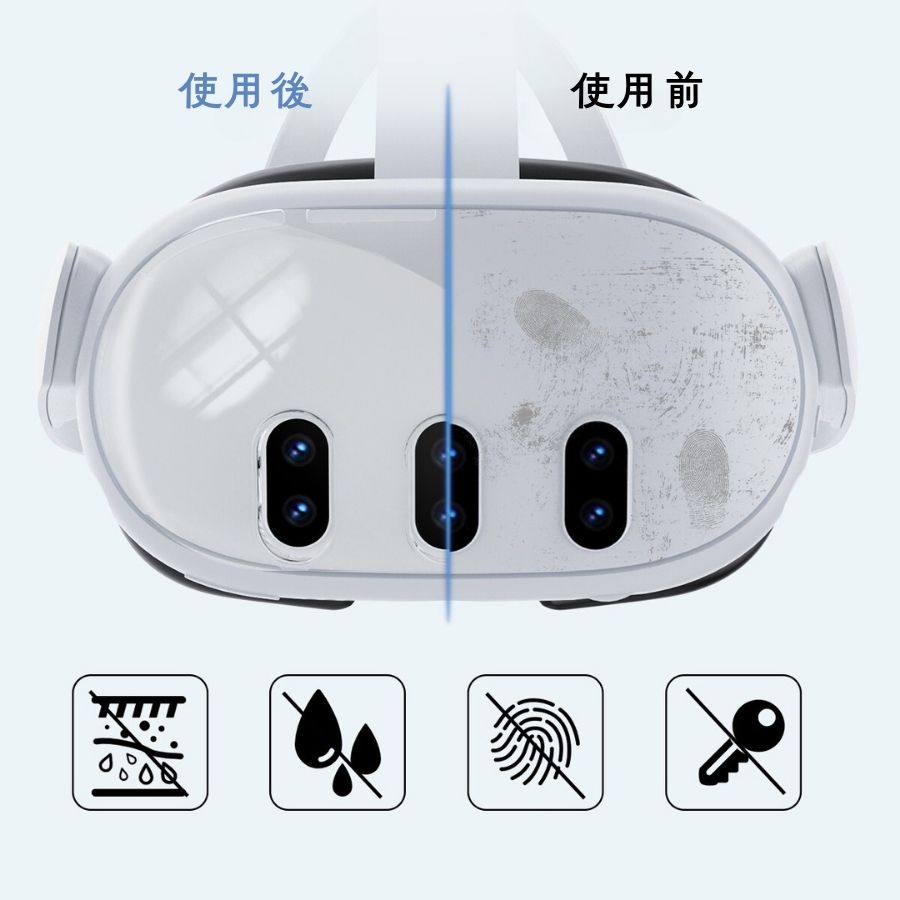 楽天市場】【先着限定特典】4点セット Meta Quest3 保護カバー クリア