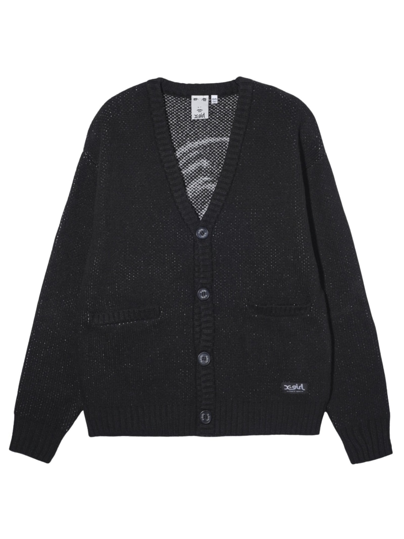 楽天市場】【SALE／30%OFF】FACE KNIT CARDIGAN X-girl エックスガール