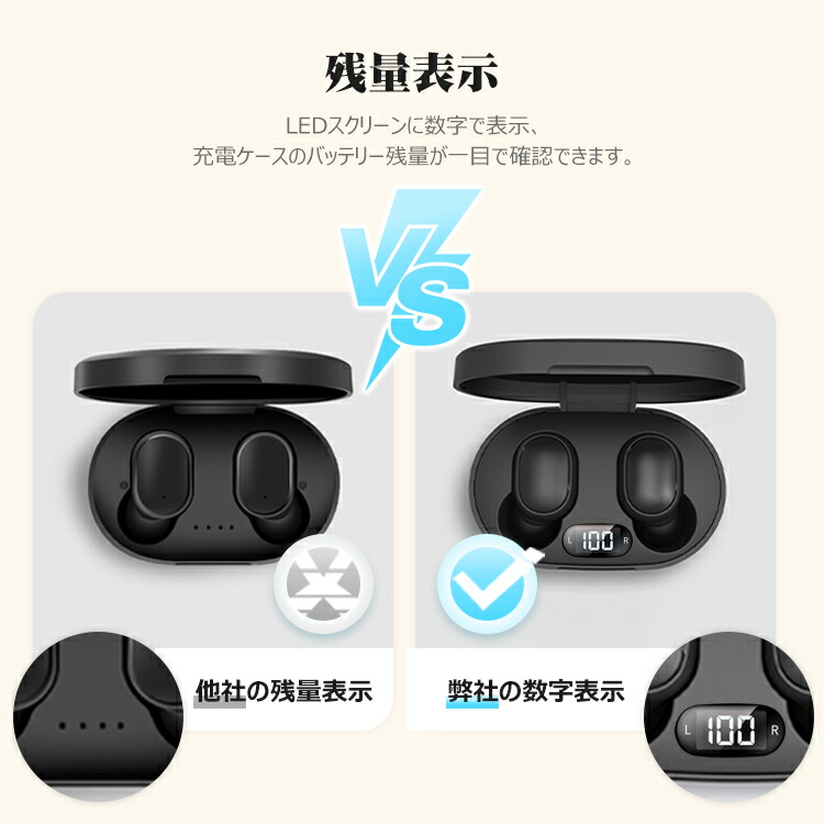 楽天市場】＼数量限定1670円→1370円／ワイヤレスイヤホン Bluetooth