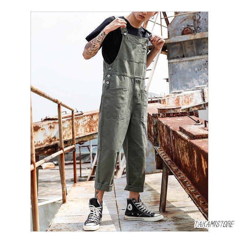 楽天市場】サロペット メンズ オーバーオール オールインワン つなぎ