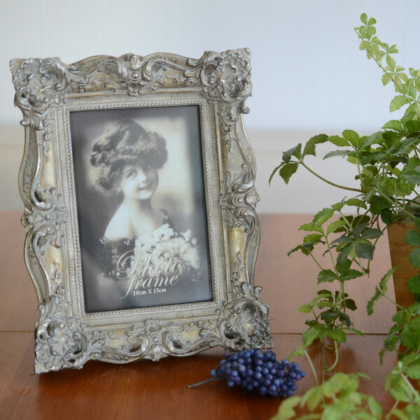 楽天市場】『アンティークシルバーフレーム』 ( フォトフレーム