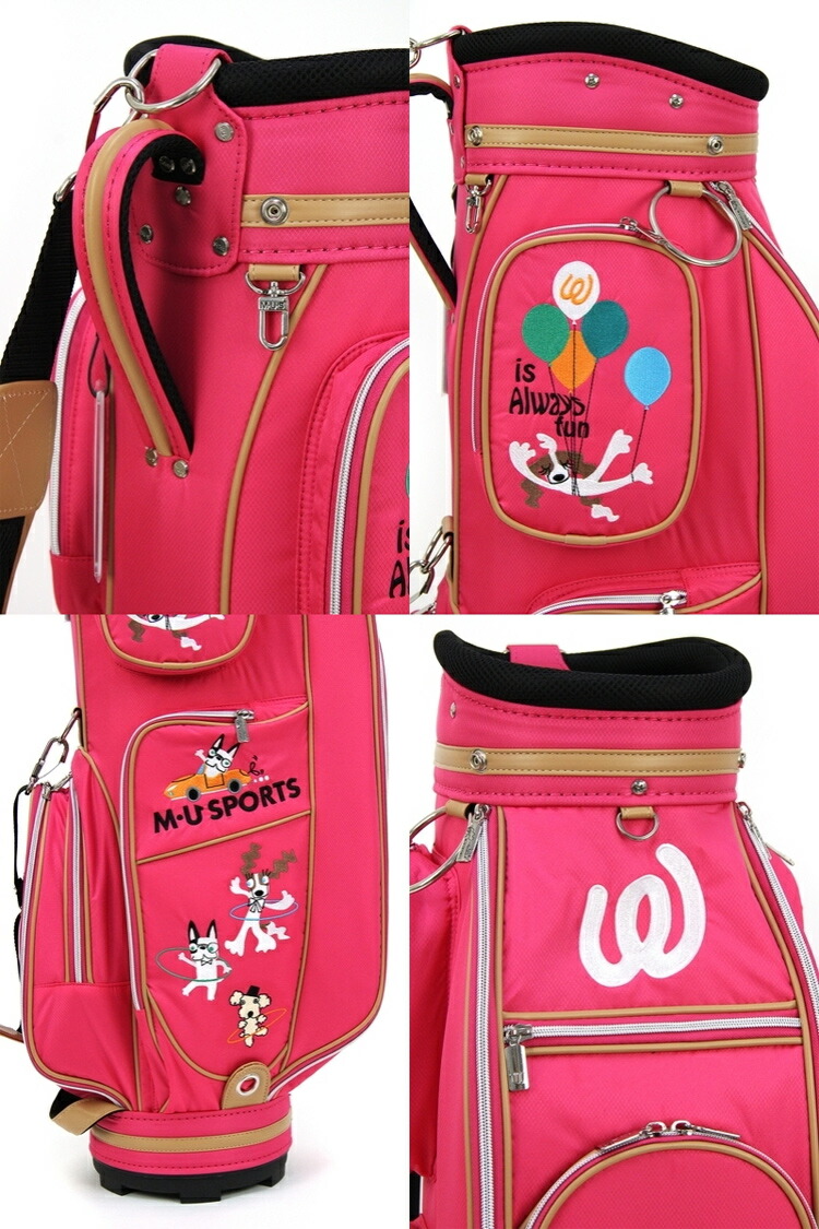 楽天市場】MU SPORTS MU スポーツ キャディバッグ ゴルフバッグ 8.5型