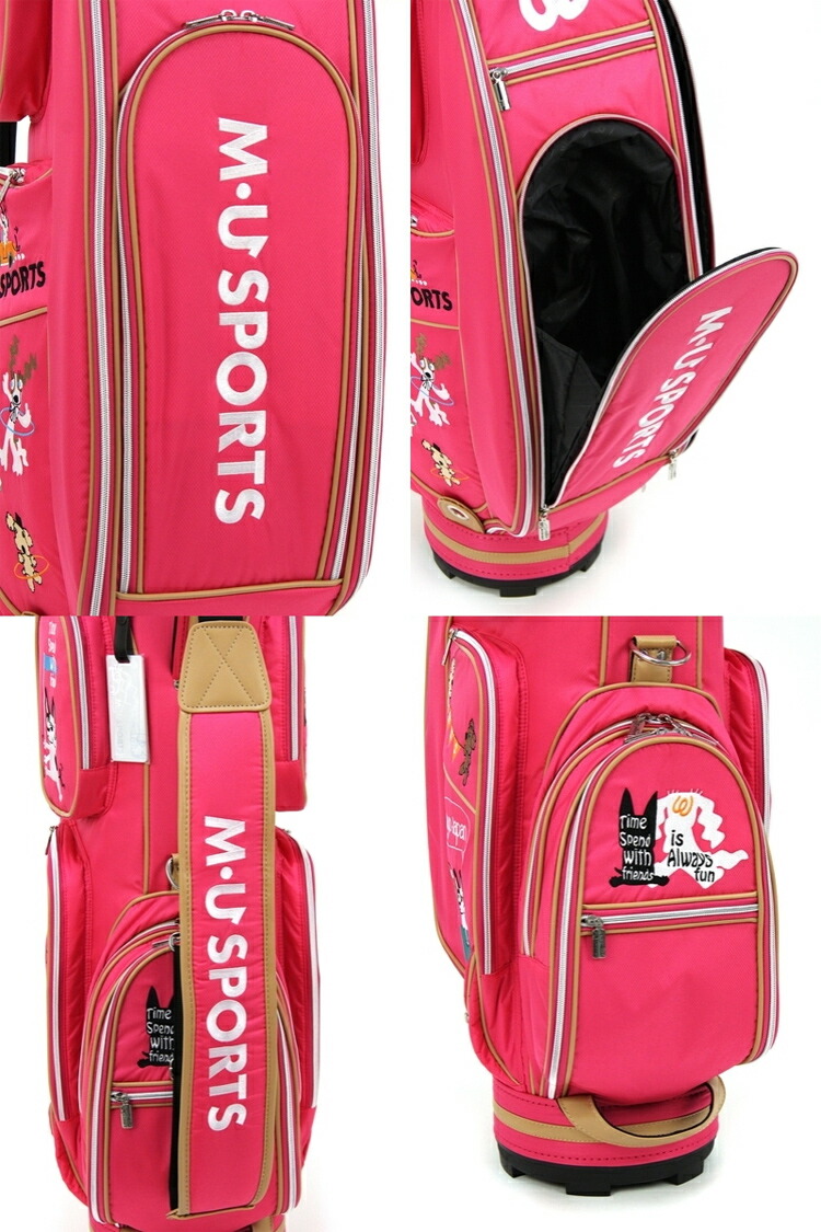 楽天市場】MU SPORTS MU スポーツ キャディバッグ ゴルフバッグ 8.5型