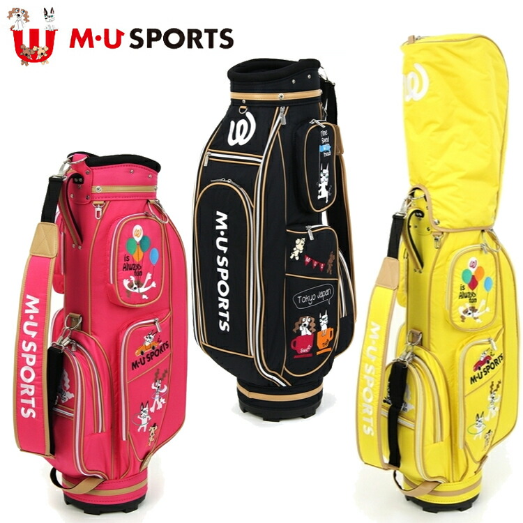 楽天市場】MU SPORTS MU スポーツ キャディバッグ ゴルフバッグ 8.5型