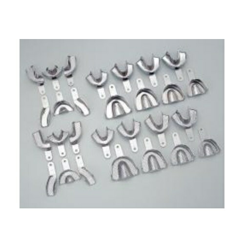 楽天市場】医療機器 インプレッショントレー 全顎用セット 穴無し S、M