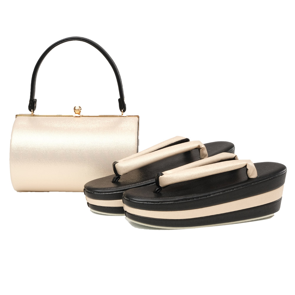 楽天市場】草履バッグセット 2点セット 三段 厚底 エナメル 成人式