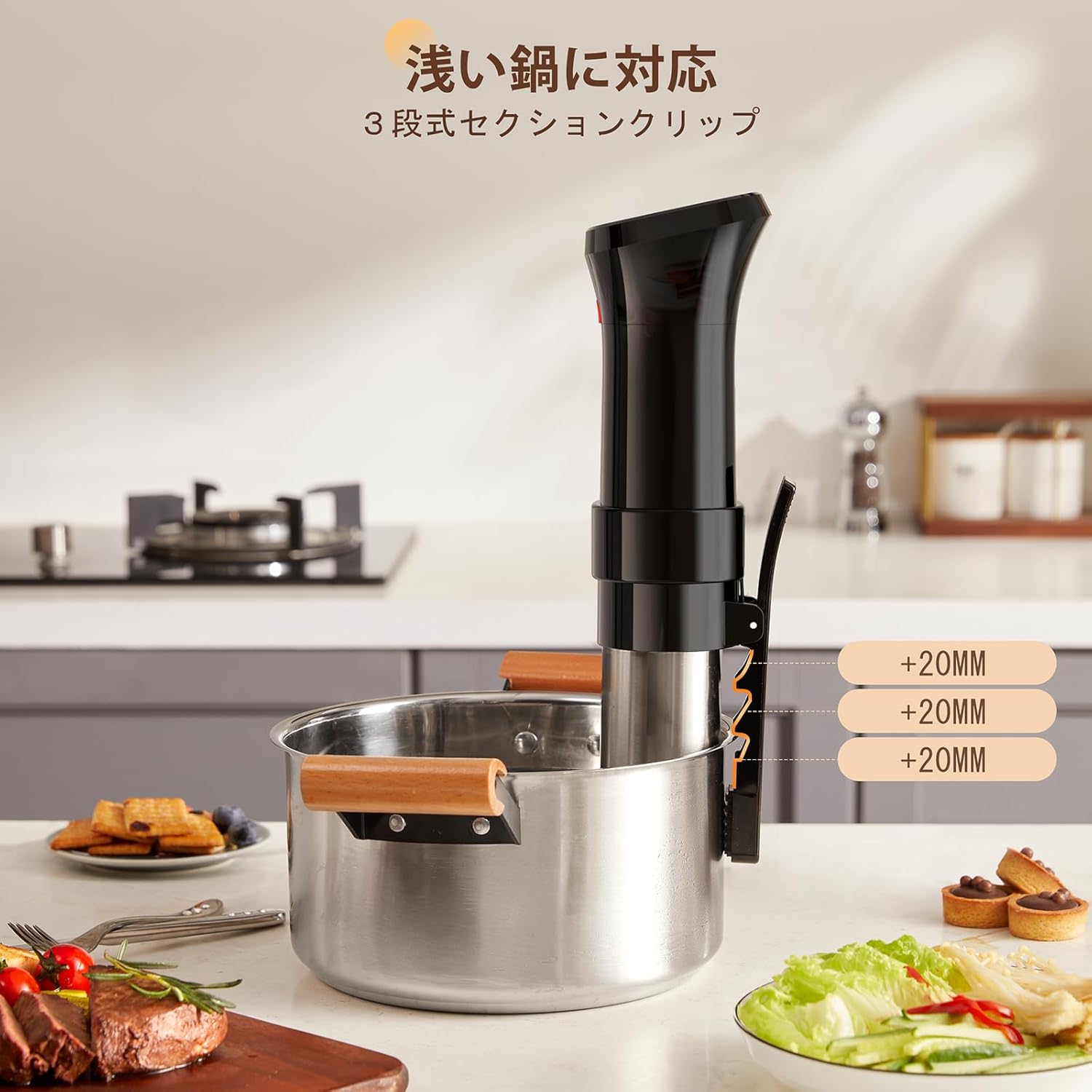 楽天市場】「着後レビューで特典」 低温調理器 1100Wハイパワー 低温