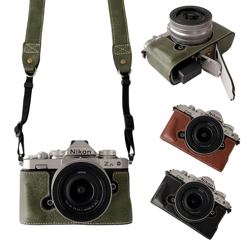 楽天市場】【楽天1位】 Nikon Zfc 専用 カメラケース PUレザー ケース