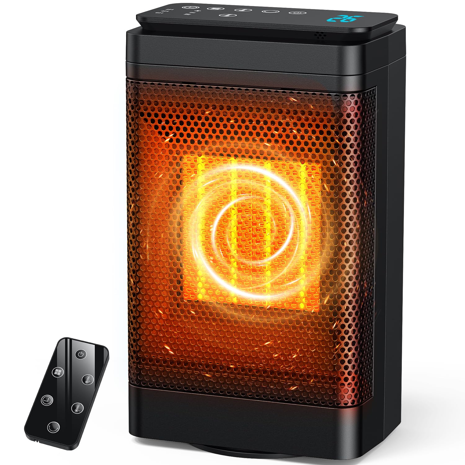 楽天市場】AI知能 セラミックヒーター セラミックファンヒーター 8W