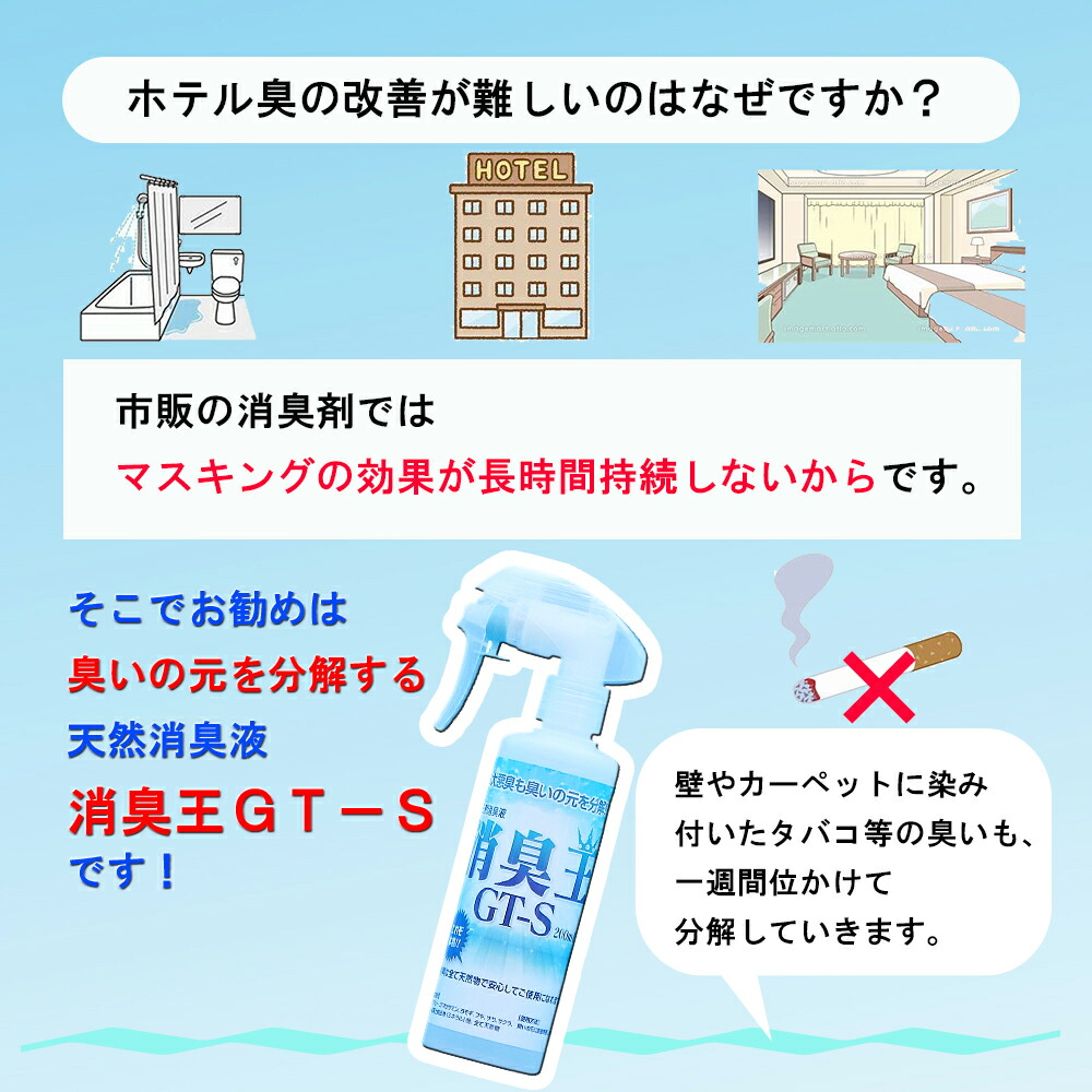 楽天市場】消臭 除菌 無香料 無臭 消臭王GT-S 液体 無臭 500ml 嫌な