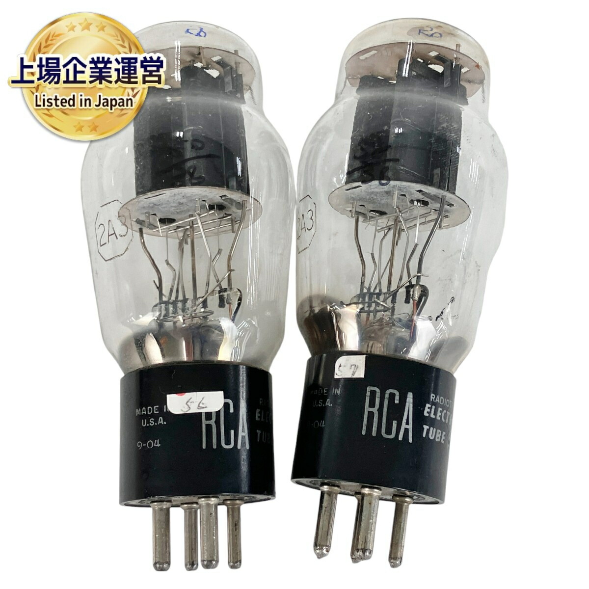 RCA JAN CRC 2A3 真空管2本 USA RCA JAN CRC 2A3 真空管2本 USA