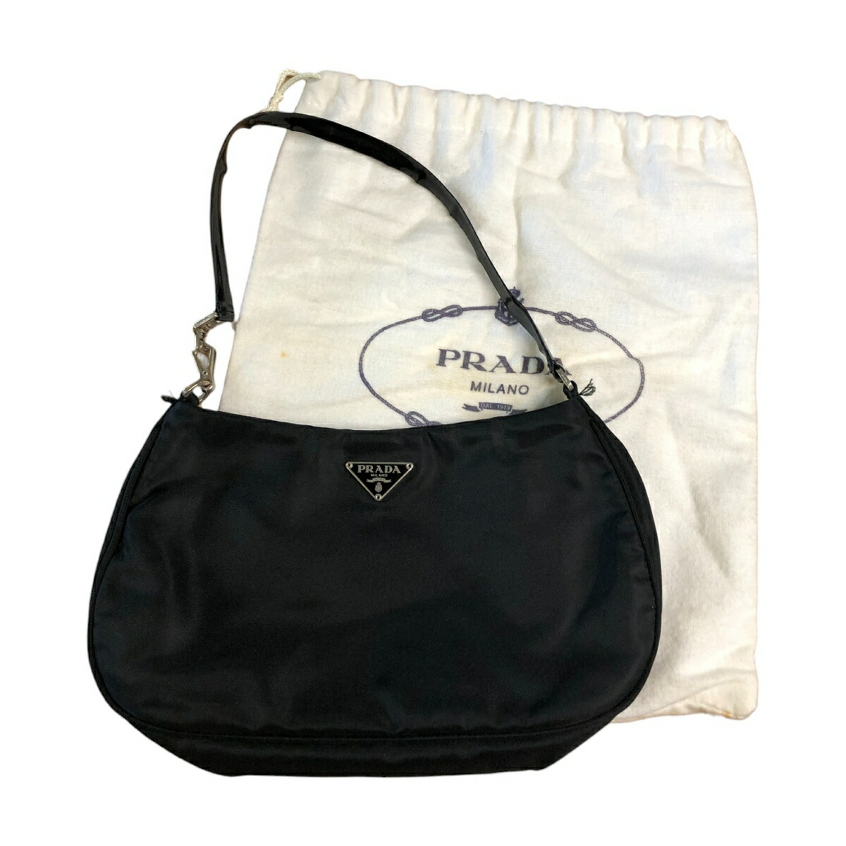 楽天市場】【中古】 プラダ PRADA アクセサリーポーチ バッグ ブラック