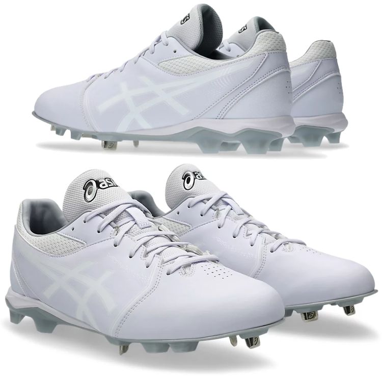 楽天市場】アシックス 野球 白スパイク 金具スパイク ハイブリッド