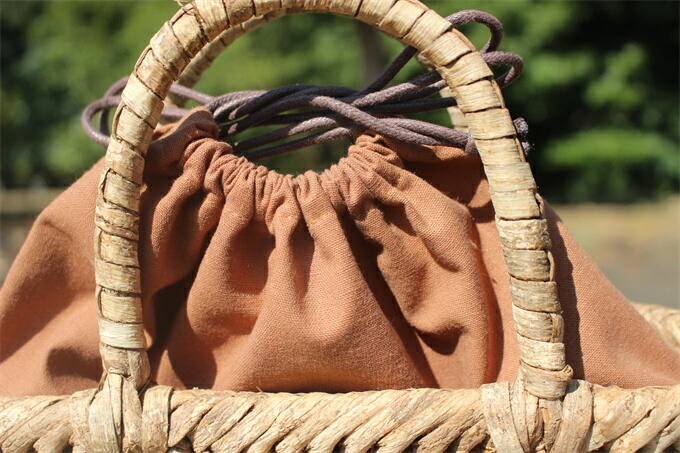 楽天市場】山胡桃木 かごバック 籠 カゴ やまぶどう 中布と内ポケット